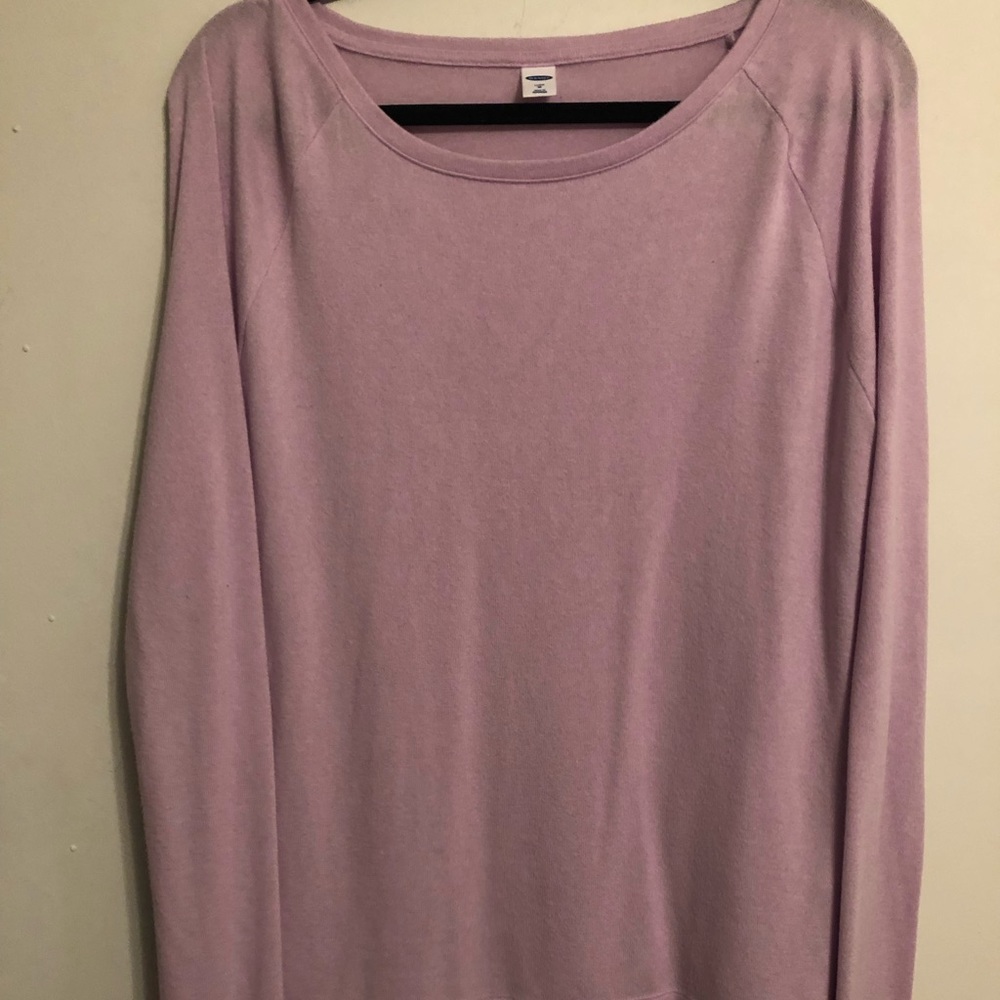 Old Navy Lavender Long Sleeve loose shirt